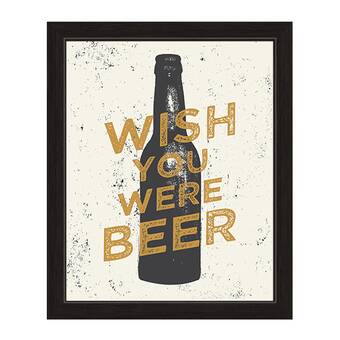 Ebern Designs The Beeriodic Table Framed Graphic Art Print