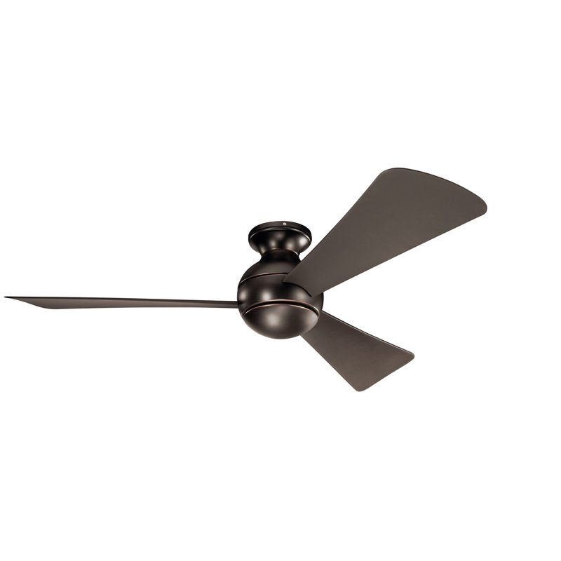 Red Barrel Studio Jett 3 Blade Outdoor Led Flush Mount Ceiling Fan With Light Kit Included Reviews