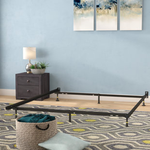 Hickerson Heavy Duty 6 Leg Adjustable Metal Bed Frame