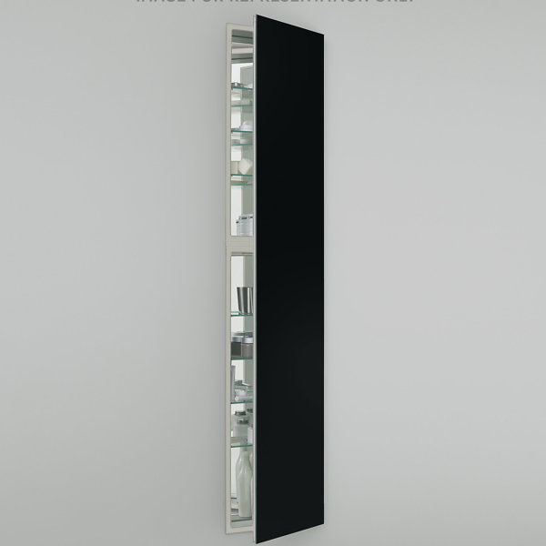 Robern M Series Recessed or Surface Mount Frameless 1 Door ...