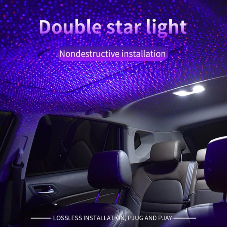 Car Roof Ceiling USB Starry Light Projection Atmosphere Romantic Home Decor aa 