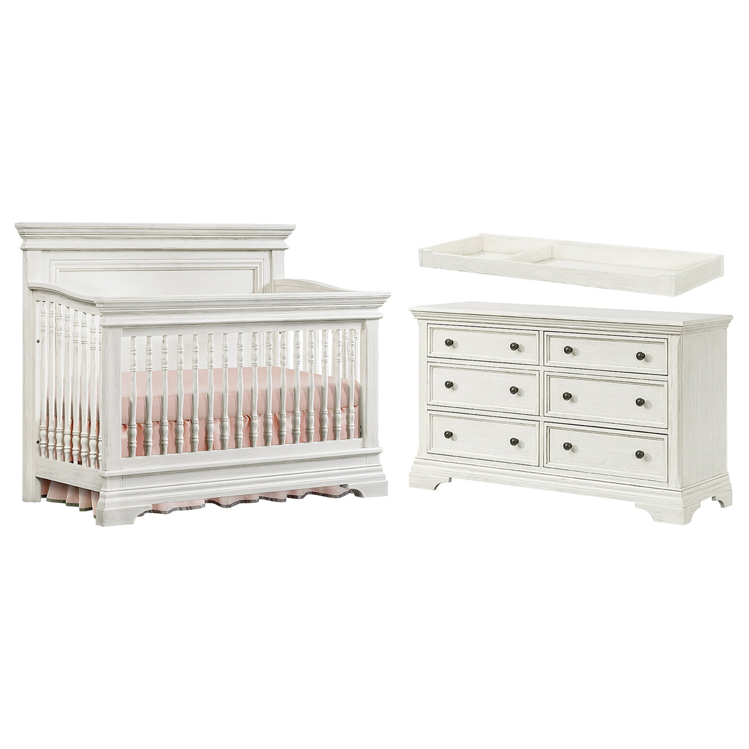 whitewash nursery furniture