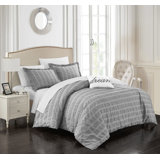 Gray Silver Sleek Chic Modern Duvet Covers Sets You Ll Love In 2021 Wayfair