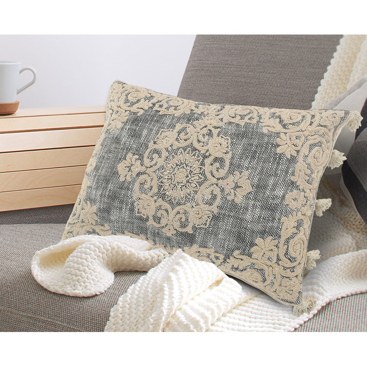 Laurel Foundry Modern Farmhouse Husby Rectangular Cotton Pillow Cover