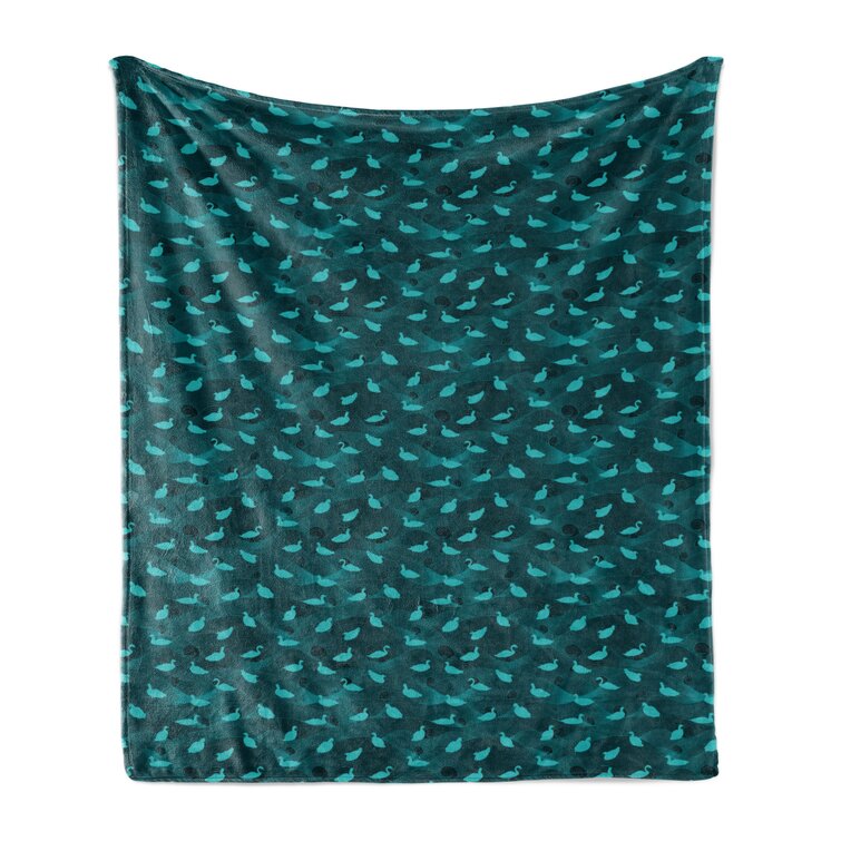Waves Abstract Geometric Line Pattern Soft and Warm Throw Blanket Digital Printed Ultra-Soft Micro Fleece Blanket 