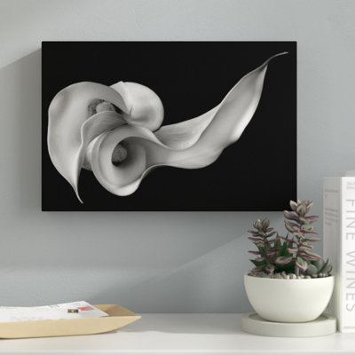 "Calla Lily" Canvas Print by Florianna Barbu Sophisticated Floral Wall Art for Home Decor