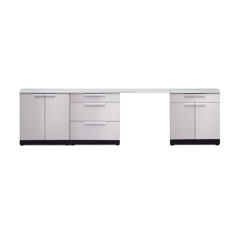 Newage Products Stainless Steel 3 Piece Modular Outdoor Kitchen