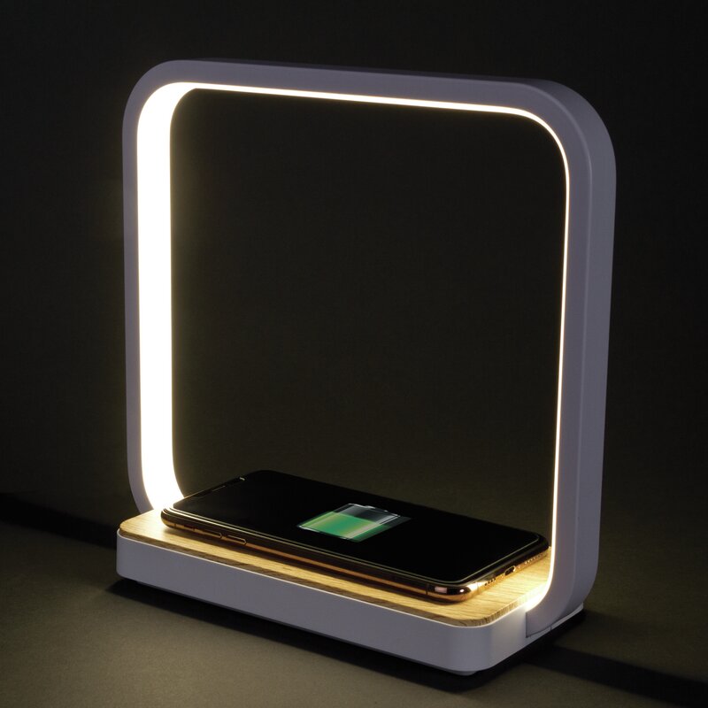 bedside lamp with charging station