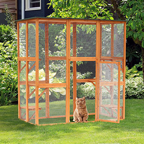 Tucker Murphy Pet Encanto Outdoor Enclosure Cat Cage Reviews Wayfair Encanto Outdoor Enclosure Cat Cage