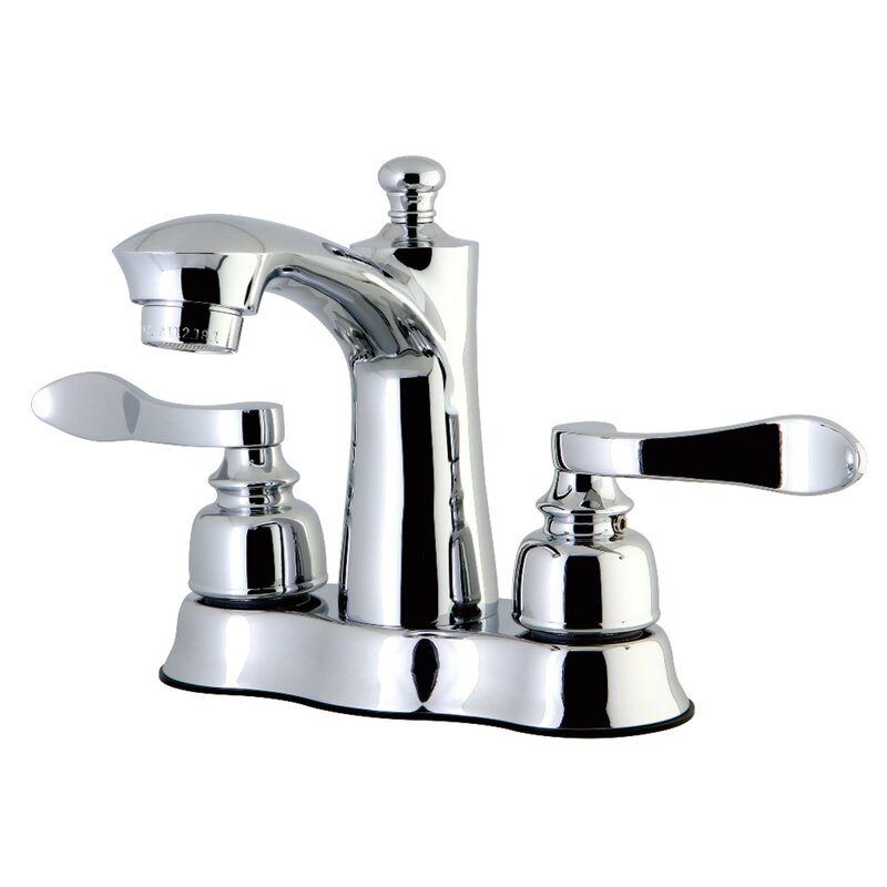 Kingston Brass Nuwave French Centerset Faucet With Drain Assembly