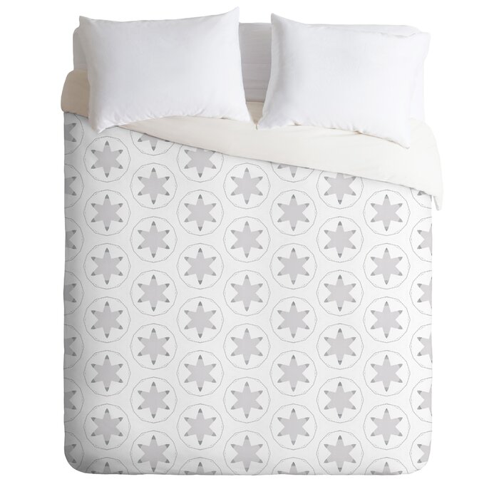 East Urban Home Monika Strigel Festive Stamped Stars Duvet Cover