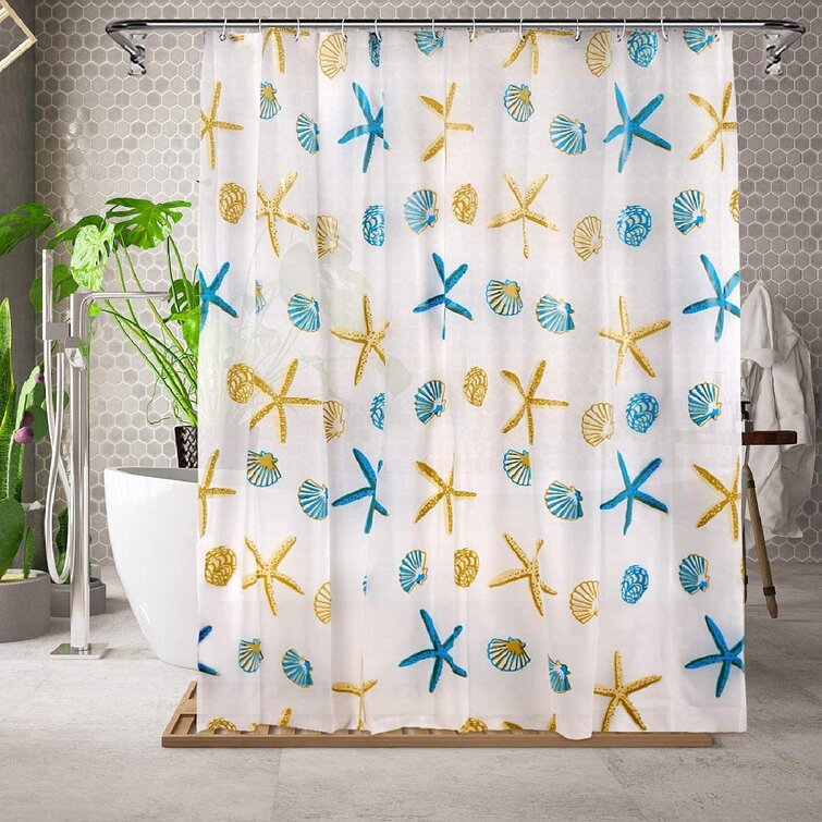 Western Cowboy Mildew Bathroom Waterproof Fabric Shower Curtain & 12 Hooks 