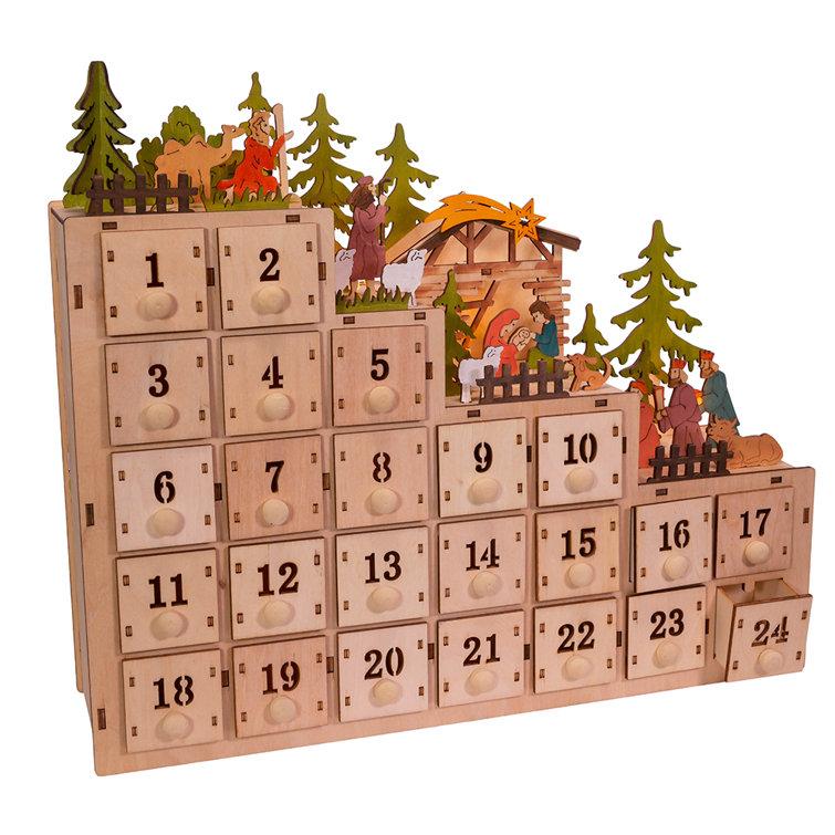 Kurt Adler Battery-Operated Advent Calendar & Reviews | Wayfair