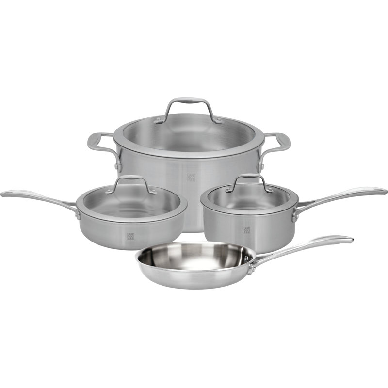 Zwilling Ja Henckels Spirit 7 Pieces Stainless Steel Cookware Set Reviews Wayfair