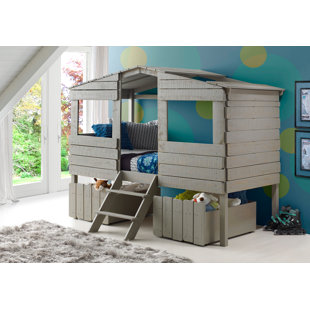 Mammie Twin Loft Bed with Drawers by