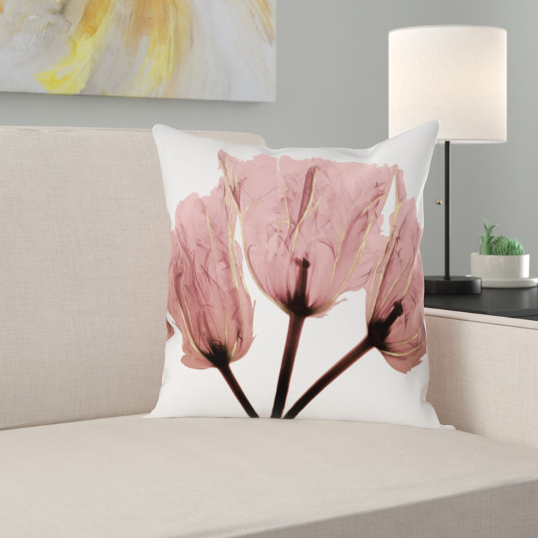 pale pink throw pillows