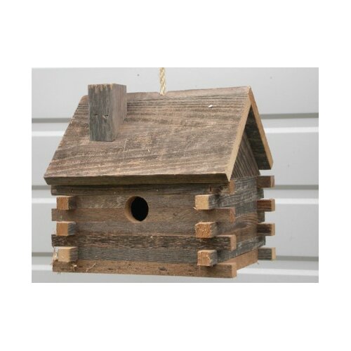 Cedarnest Log Cabin 10 In X 10 In X 8 In Birdhouse Reviews Wayfair