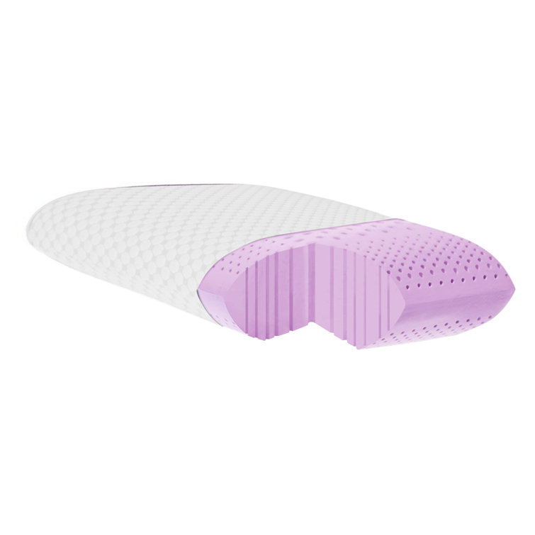 lavender memory foam pillow