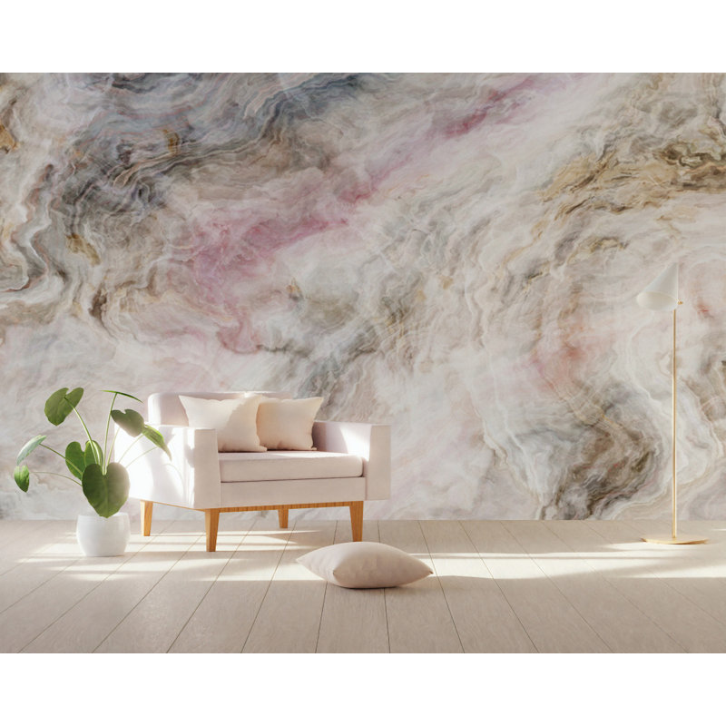 Mercer41 Kappler Soft Smoke Contemporary Textile Texture Wall