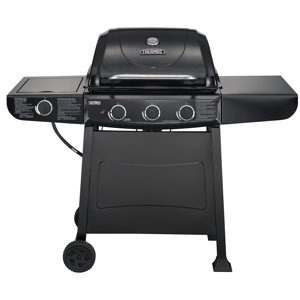 Thermos 3-Burner Propane Gas Grill with Side Burner