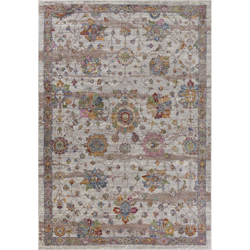 Charlton Home Steinke Gray Area Rug Wayfair