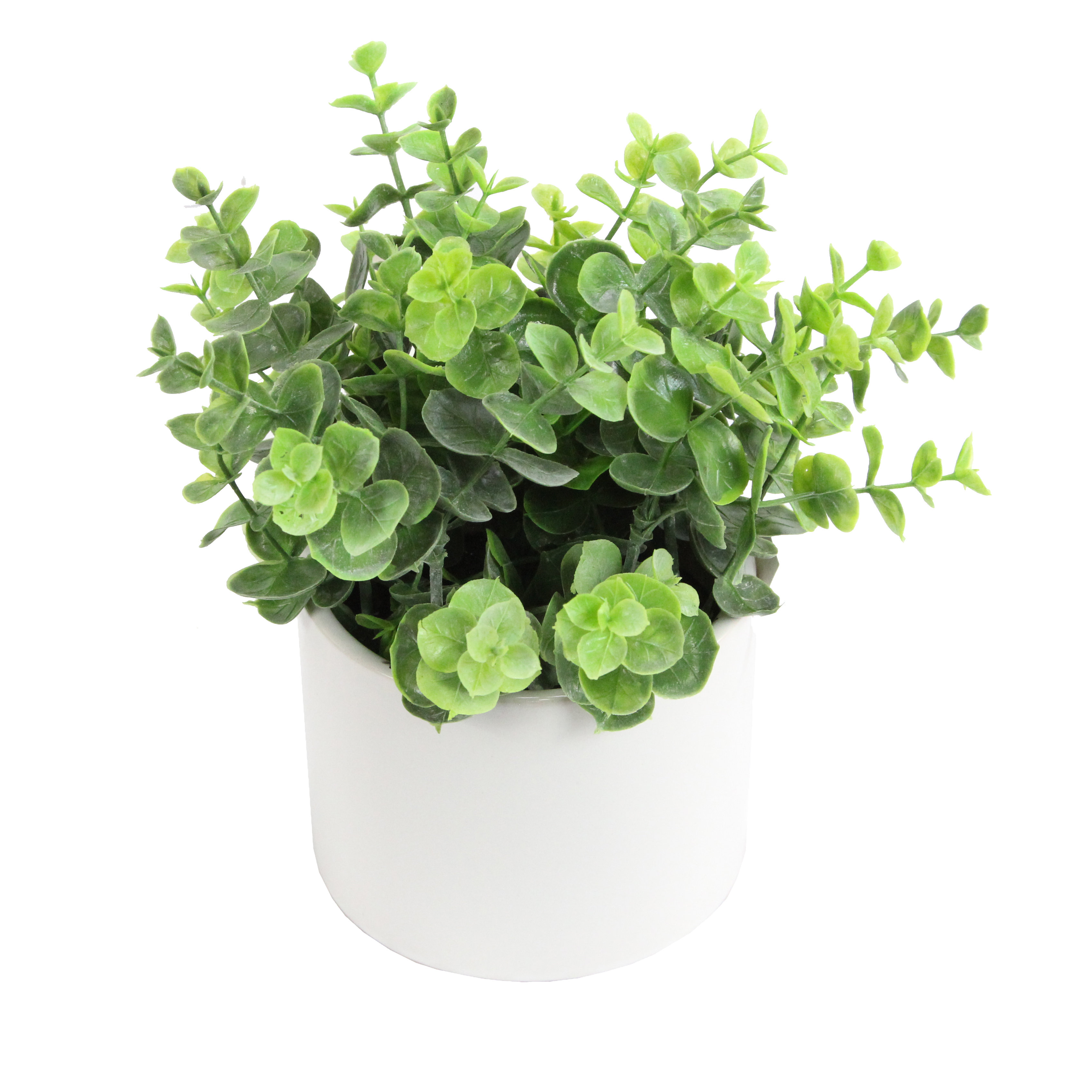 Gracie Oaks Artificial Eucalyptus Plant Centerpiece In Pot