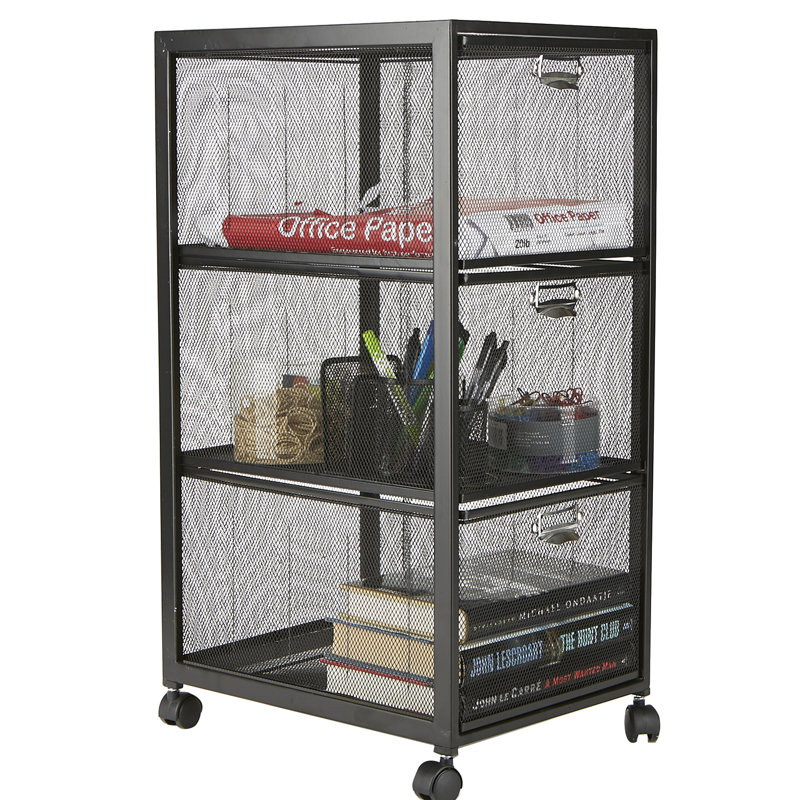 Mind Reader 3 Tiered Drawers Utility Cart Wayfair