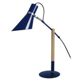 blue reading lamp