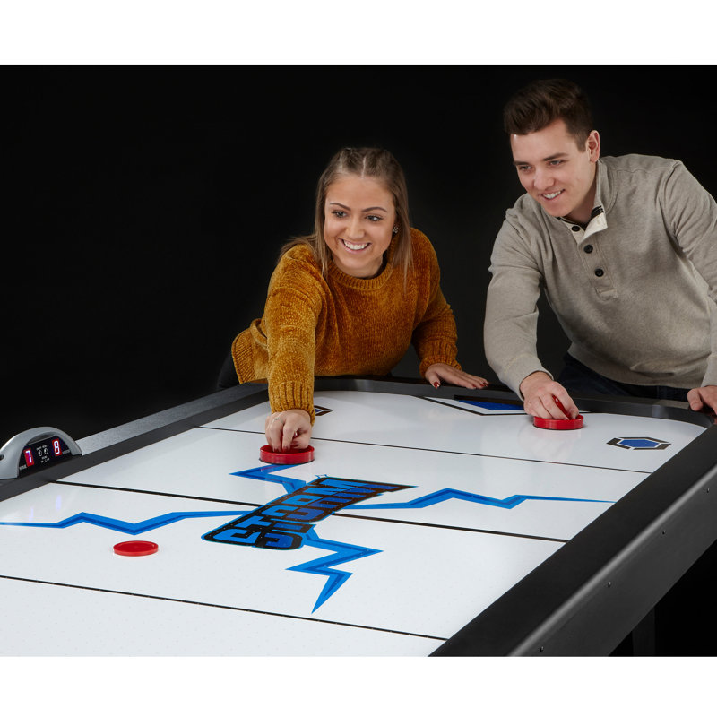 Gld Products Fat Cat 7 Two Player Air Hockey Table With Digital