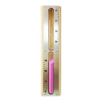 ALEKO WJ05 Fahrenheit and Celsius Thermometer for Sauna Handcrafted from Finnish Pine
