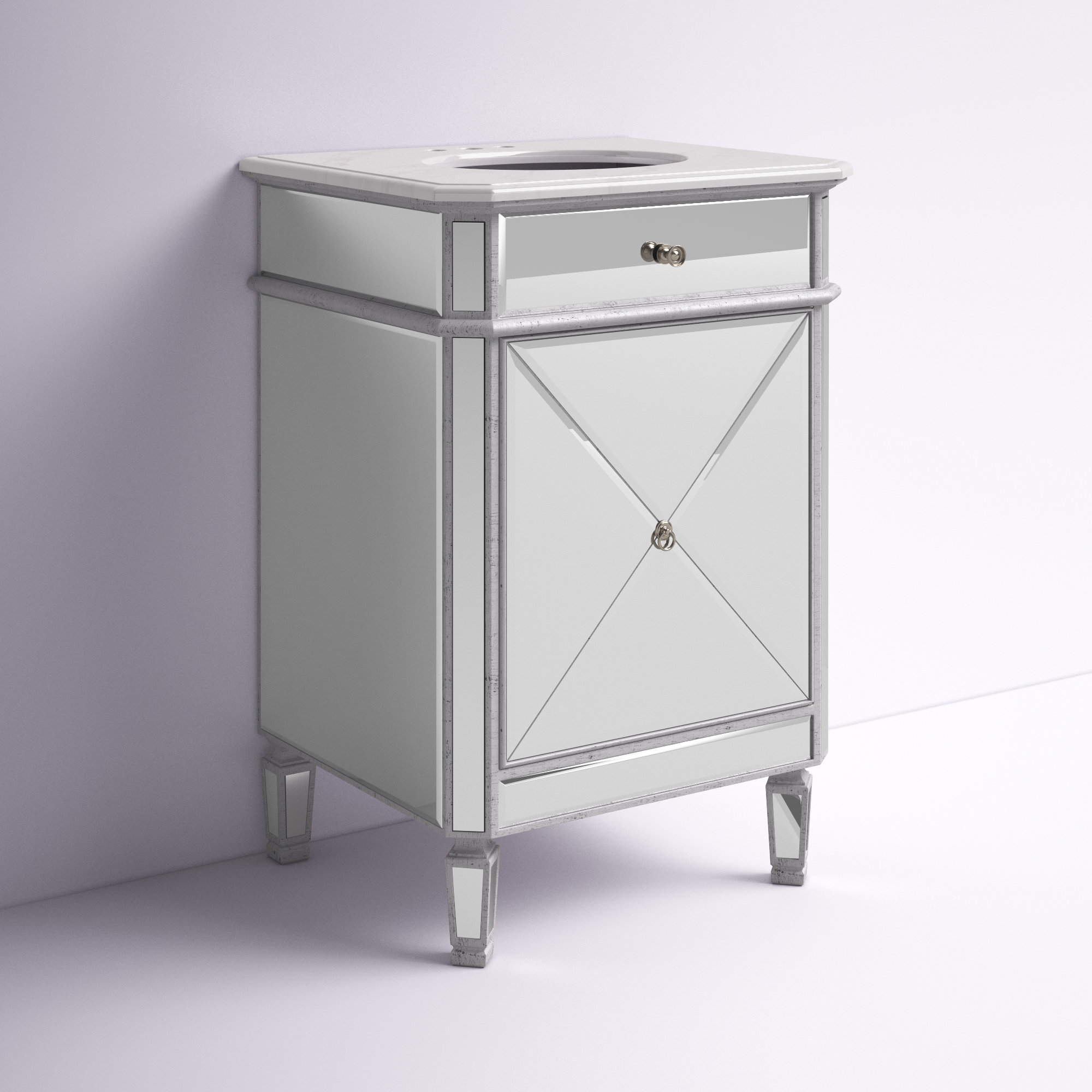 Etta Avenue™ Briggs 24" Wide Bathroom Vanity Set & Reviews | Wayfair