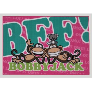 Bobby Jack BFF-Text Area Rug