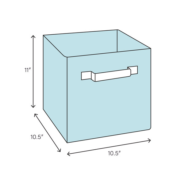 Ebern Designs Quatrafoil Patterned Non Woven Fabric Bin Wayfair