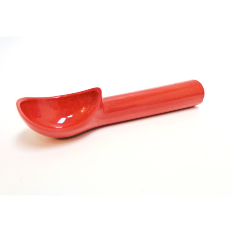 red ice cream scoop