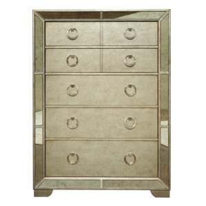 Halstead 5 Drawer Chest by House of Ha..