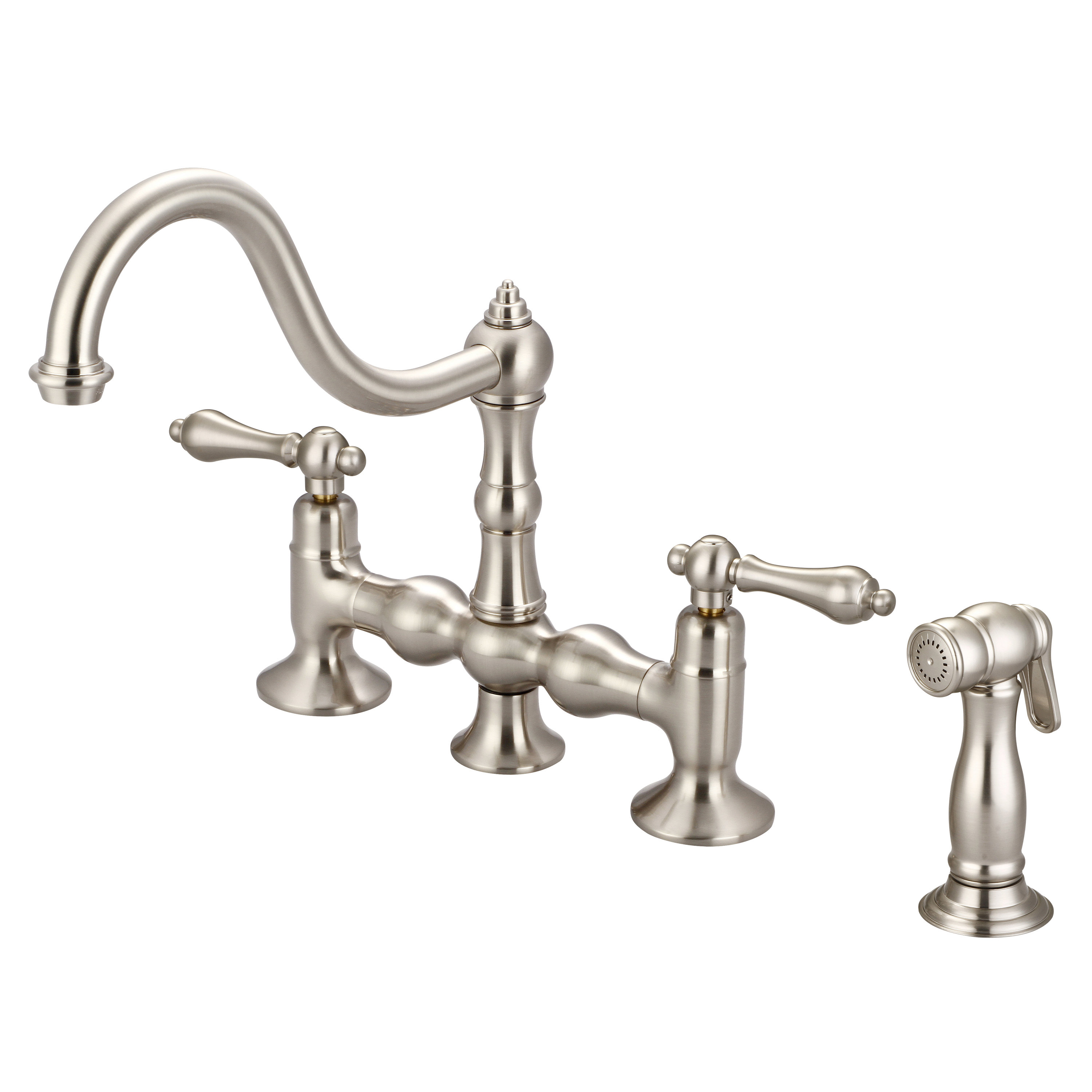 Dcor Design Bridge Faucet With Side Spray Reviews Wayfair