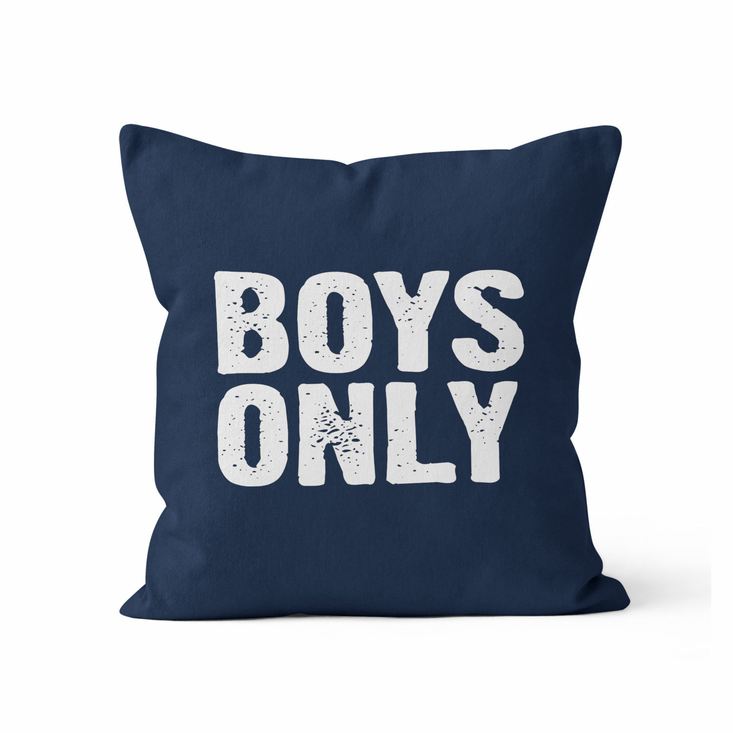 Ziya Blue Boys Only Throw Pillow Wayfair Ca