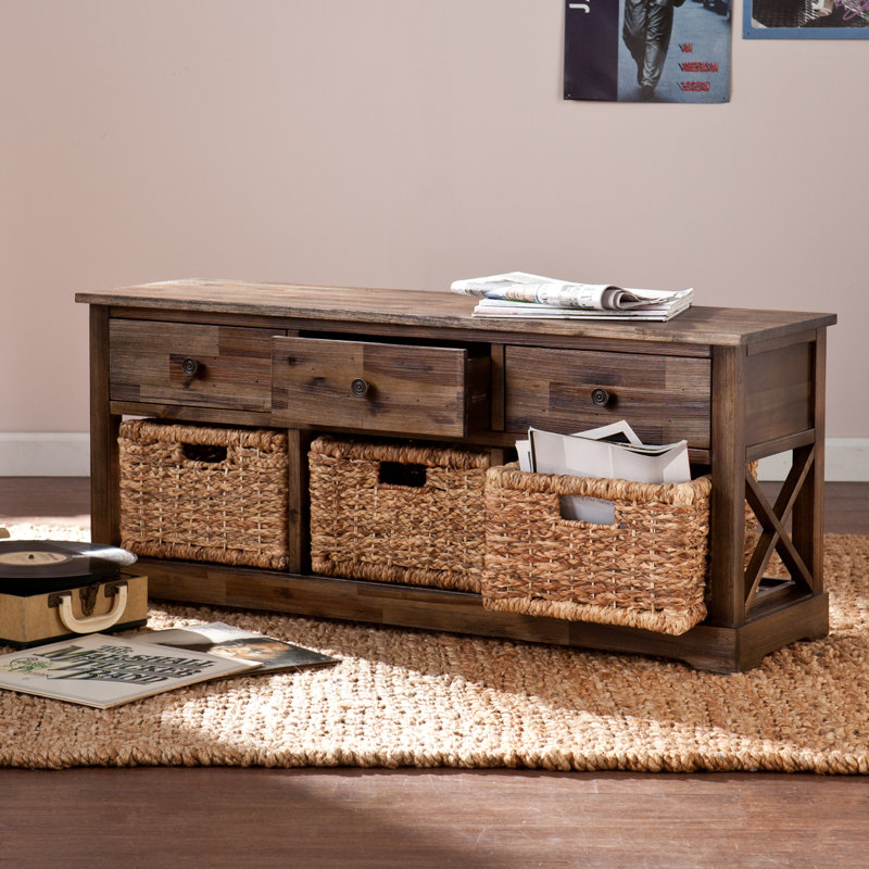 Loon Peak Halton Storage Bench Reviews Wayfair