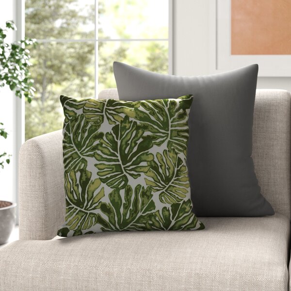 Tropical Palm Leaves Pattern Pillow Case Sofa Lumbar Cushion Cover Home Decor 