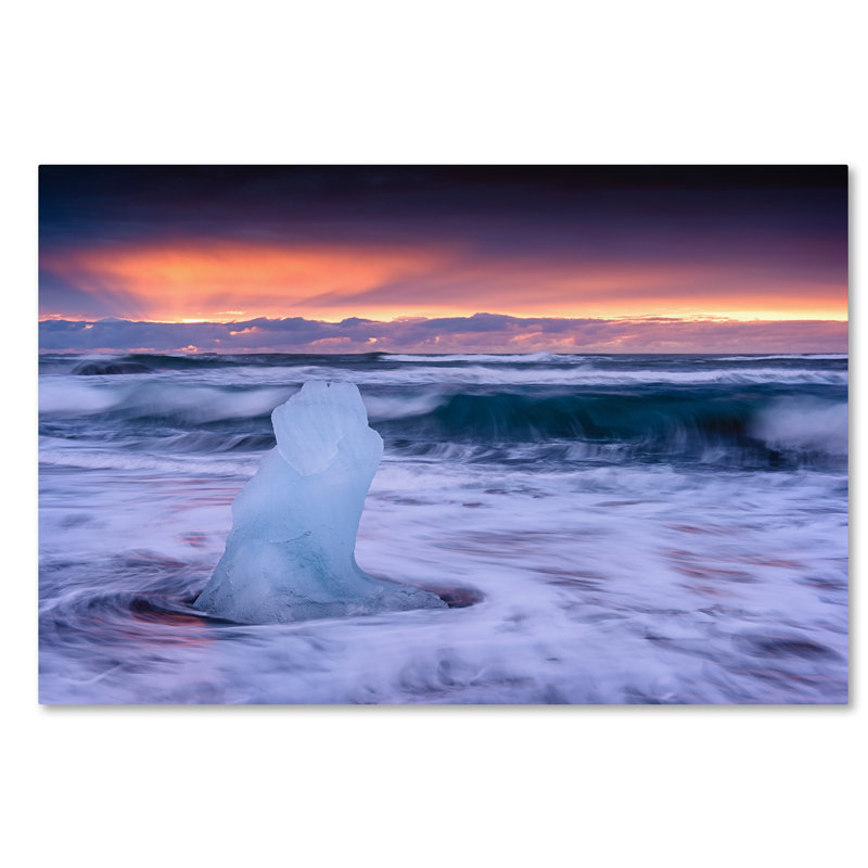 Trademark Art Ice Sculpture Photographic Print On Wrapped Canvas Wayfair