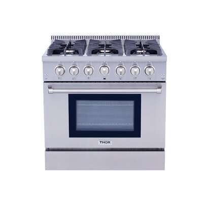 Cosmo Professional 36" 5.2 cu ft. Free-standing Gas Range