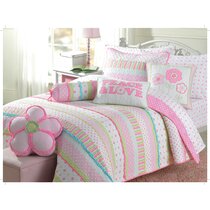 Elegant Home Cute Beautiful Girls Mutlicolor Pink Blue Green Orange Owl Design 2 Piece Coverlet Bedspread Quilt for Kids Teens//Girls Twin Size # K18-03