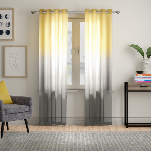 Two Tone Curtains Wayfair