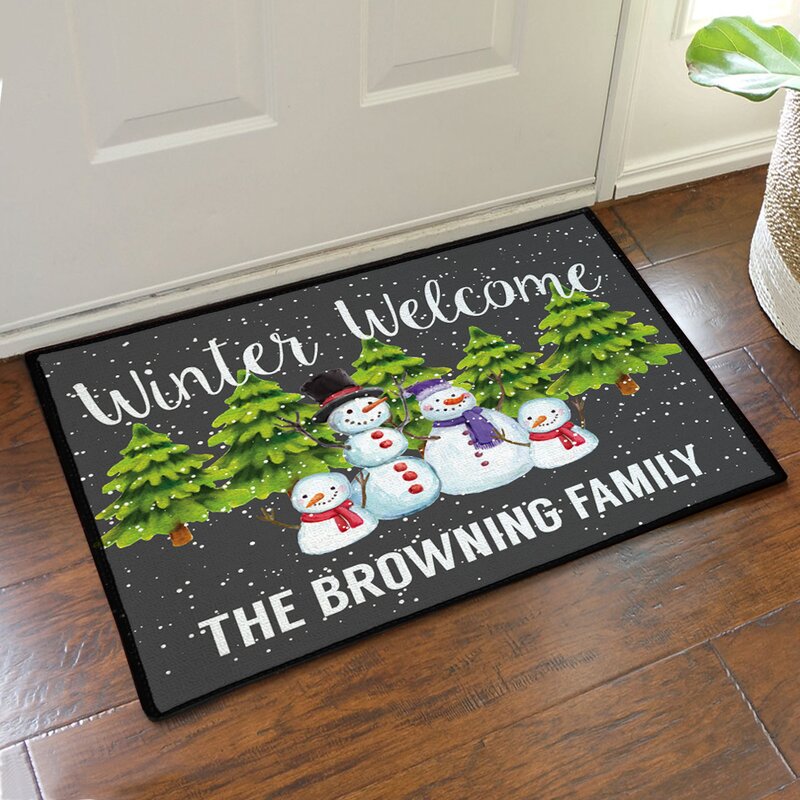 Monogramonline Inc Personalized Winter Welcome 20 In X 16 In