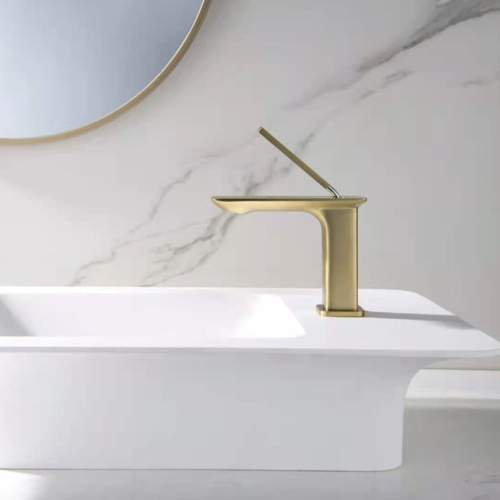 Bathroom Sink Faucet Vessel Basin Single Hole Brass Hotel DIY Lavatory Mixer Tap 