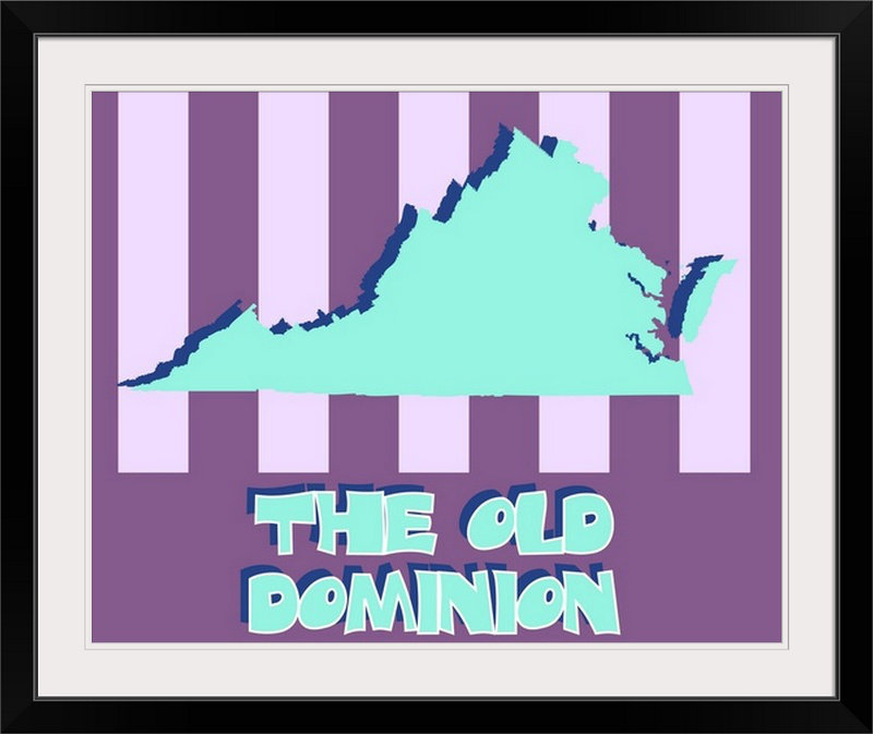 Great Big Canvas Virginia State Nickname By Kate Lillyson Graphic