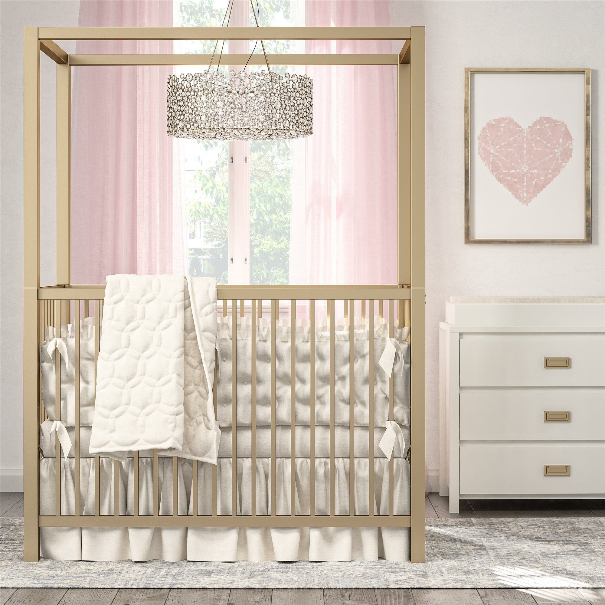 Little Seeds Monarch Hill Haven Canopy Crib Reviews Wayfair