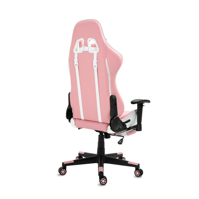 Gaming Chair Office Racing Computer Desk Seat Recliner Footrest Swivel Ergonomic 