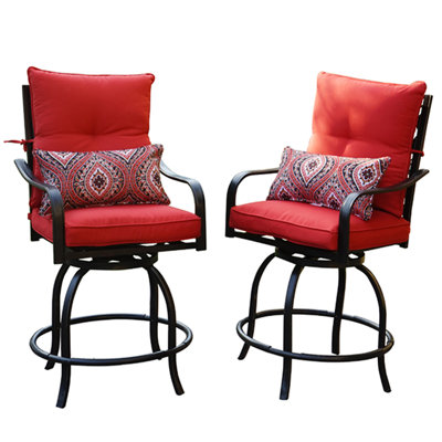 Valora 30 Swivel Bar Stool Charlton Home Valora 30 Swivel Bar Stool Charlton Home