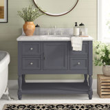Farmhouse Rustic 42 Inches Bathroom Vanities Birch Lane